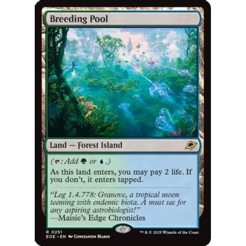 Breeding Pool (EOE-251) – Edge of Eternities Foil [Rare] Near Mint
