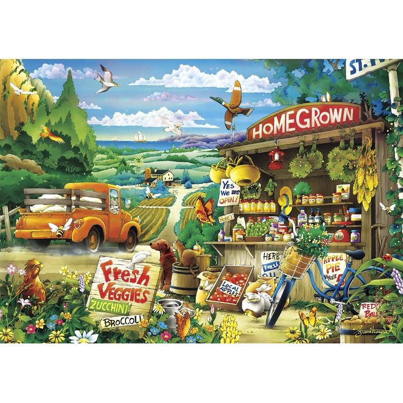 Buffalo Games – Days to Remember – Country Road – 500 Piece Jigsaw Puzzle