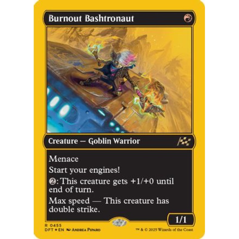 Burnout Bashtronaut (First-Place Foil) (DFT-455) – Aetherdrift Foil [Rare]