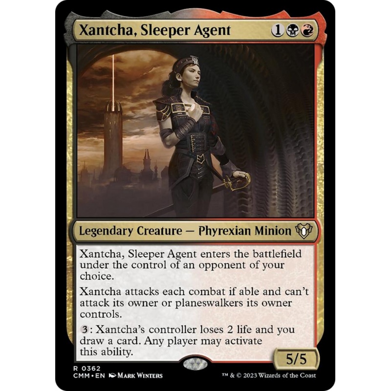 Xantcha, Sleeper Agent (CMM-362) – Commander Masters [Rare]
