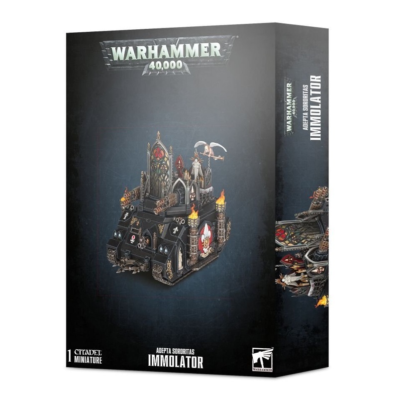 52-08 Adepta Sororitas Immolator | Warhammer 40k Vehicle Model for Collectors