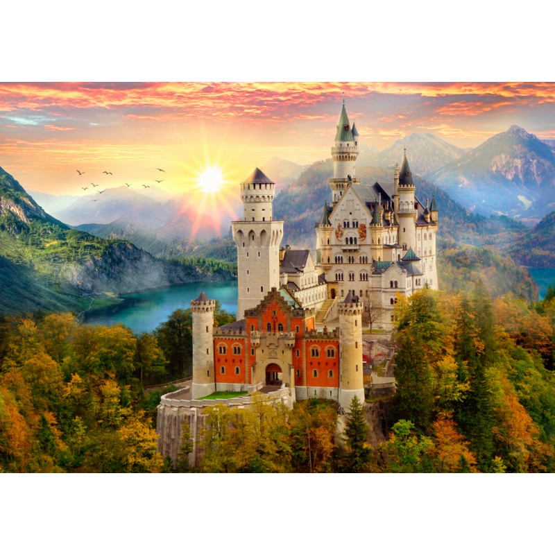 A Sunrise at the Castle 250 Pieces 16″ x 10.1″