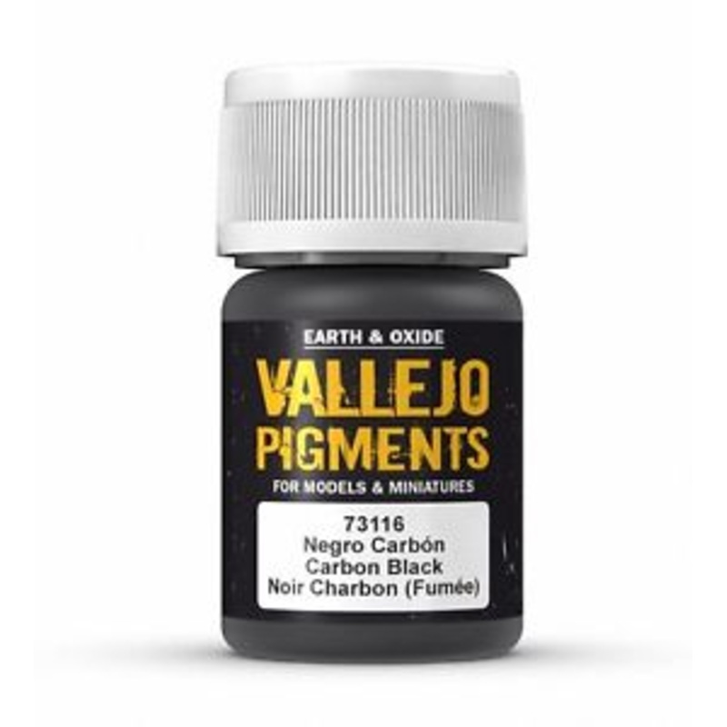 Pigments Carbon Black (Smoke Black) 30ml  Realistic Weathering Effect | Milsims Games