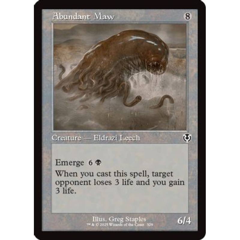 Abundant Maw (Retro Frame) (INR-329) – Innistrad Remastered Foil [Common]