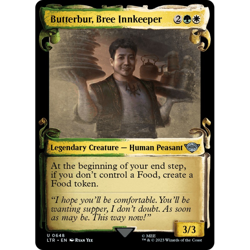 Butterbur, Bree Innkeeper (LTR-648) – The Lord of the Rings: Tales of Middle-earth: (Showcase) Scroll [Uncommon]