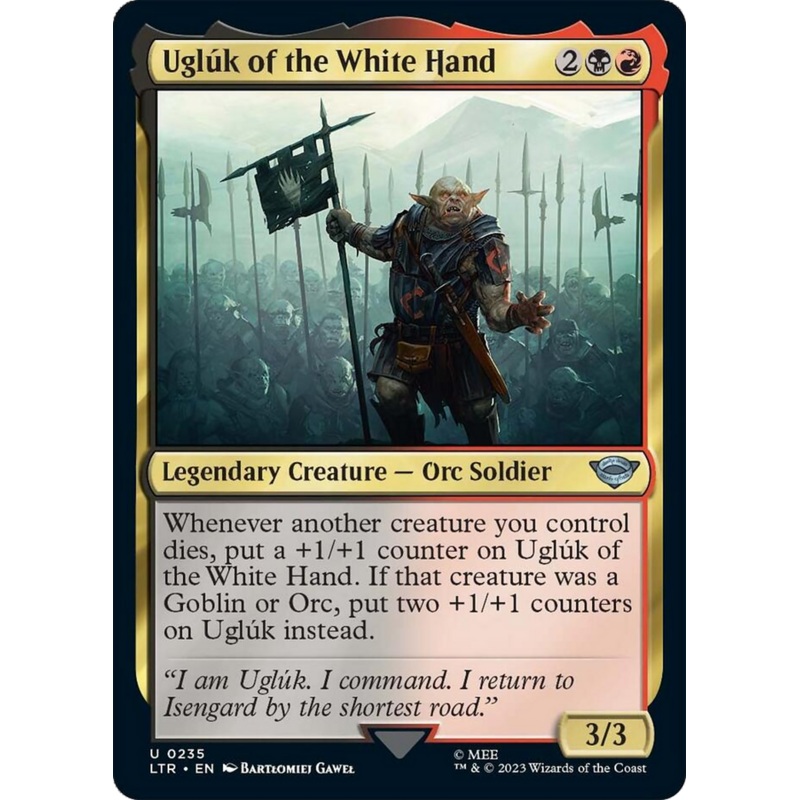 Uglk of the White Hand (LTR-235) – The Lord of the Rings: Tales of Middle-earth [Uncommon]