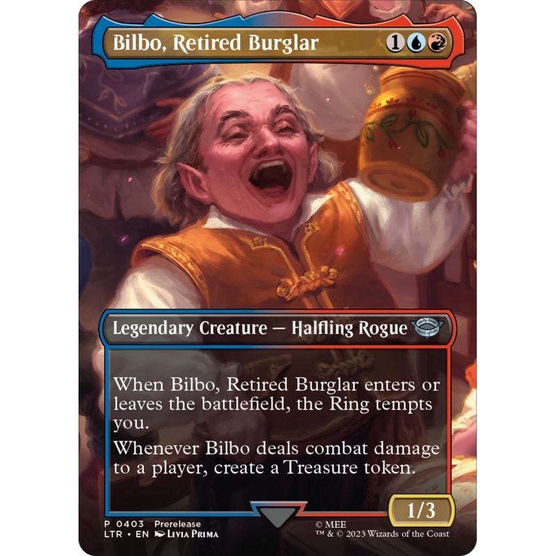 Bilbo, Retired Burglar (LTR-403) – The Lord of the Rings: Tales of Middle-earth (Borderless) [Uncommon]