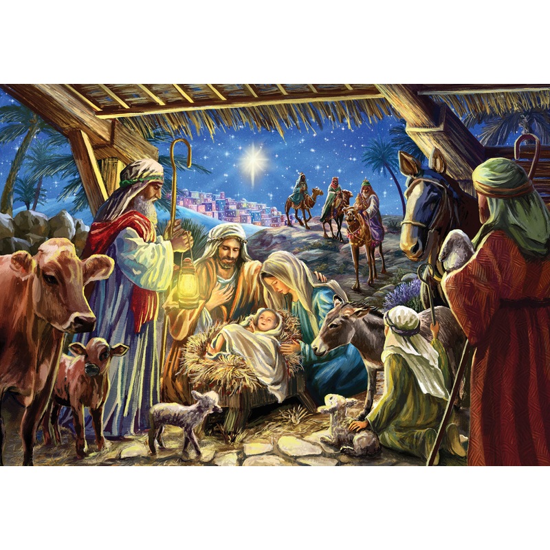 Away in a Manger 100 Pieces 10.2″ x 7″