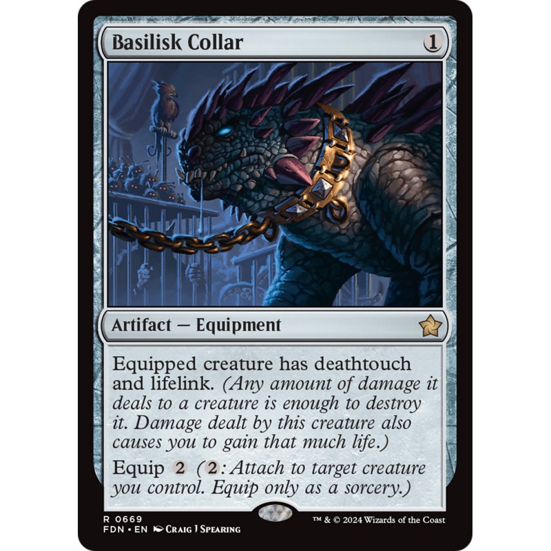 Basilisk Collar (FDN-669) – Foundations [Rare]