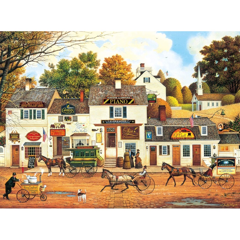 Buffalo Games – Charles Wysocki – Olde Cape Cod – 1000 Piece Jigsaw Puzzle