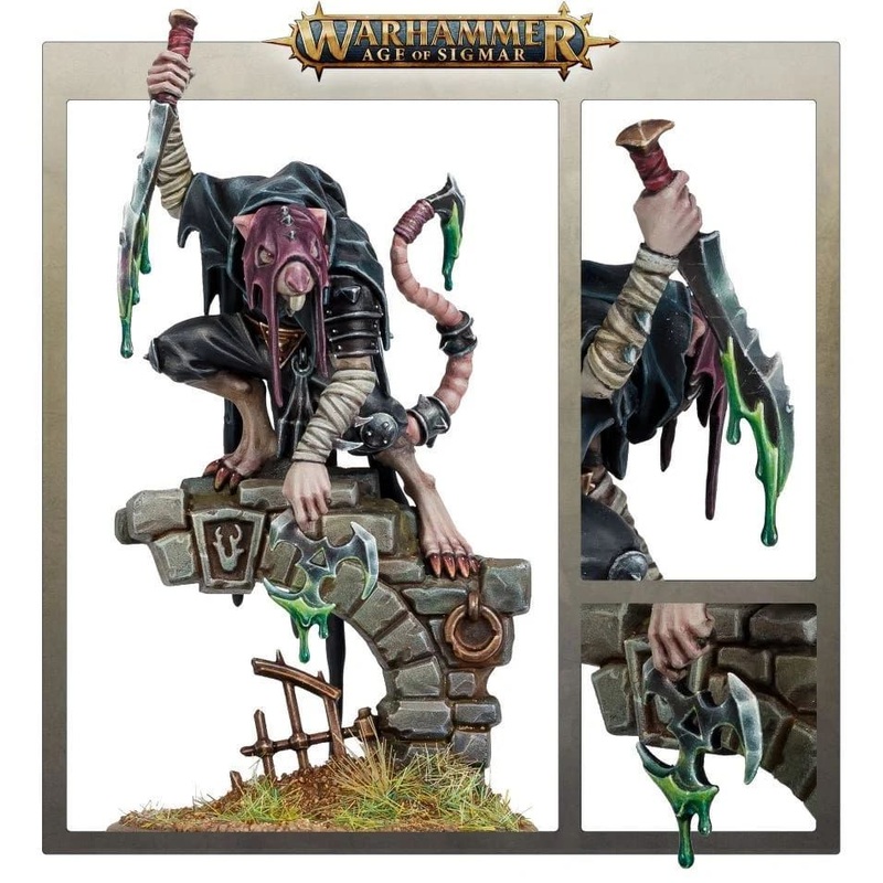 Age of Sigmar Skaven: Deathmaster AoS SKV Deathmaster