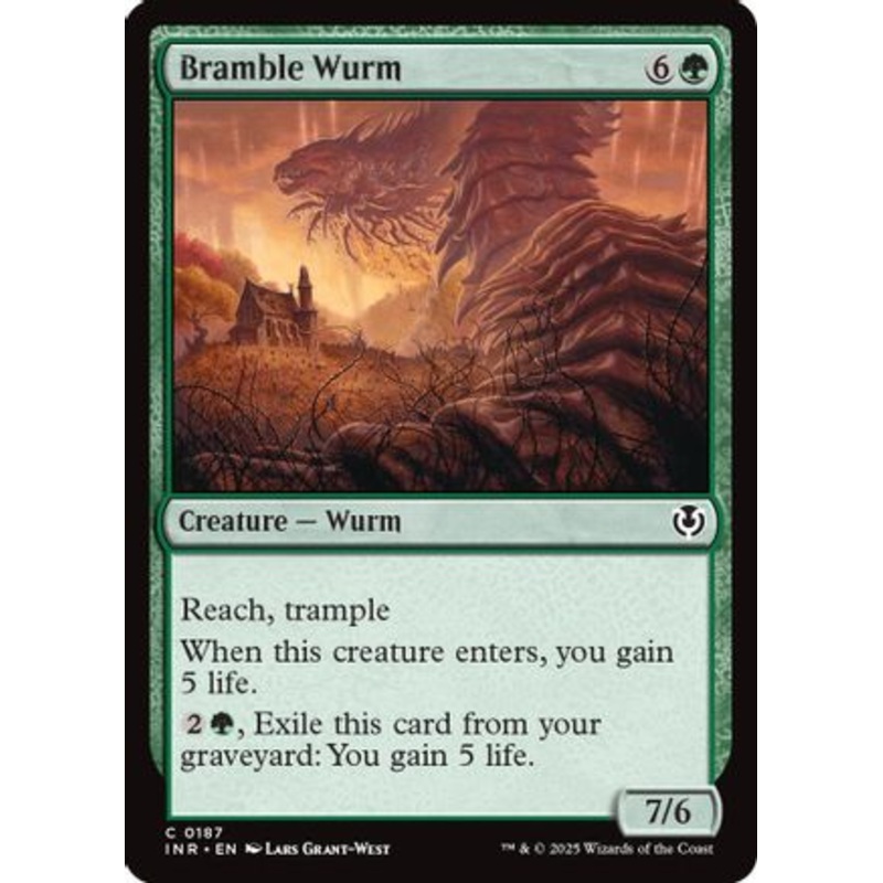 Bramble Wurm (INR-187) – Innistrad Remastered [Common]