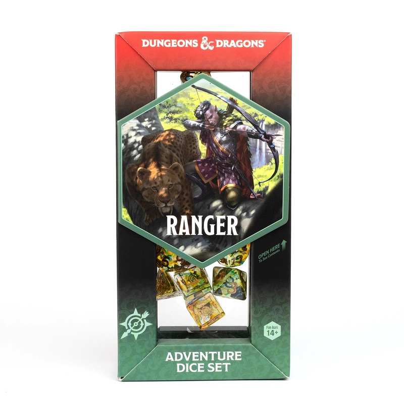 D&D Adventurer Dice Set – Ranger Multicolored 16ct 16ct Ranger Multicolored