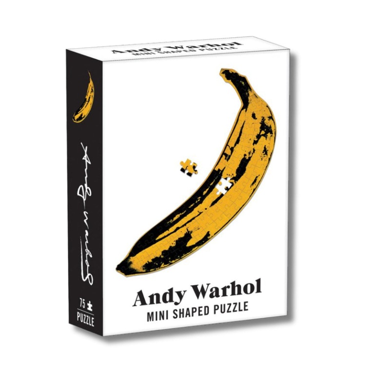 Andy Warhol Banana 75 Piece Mini Shaped Puzzle