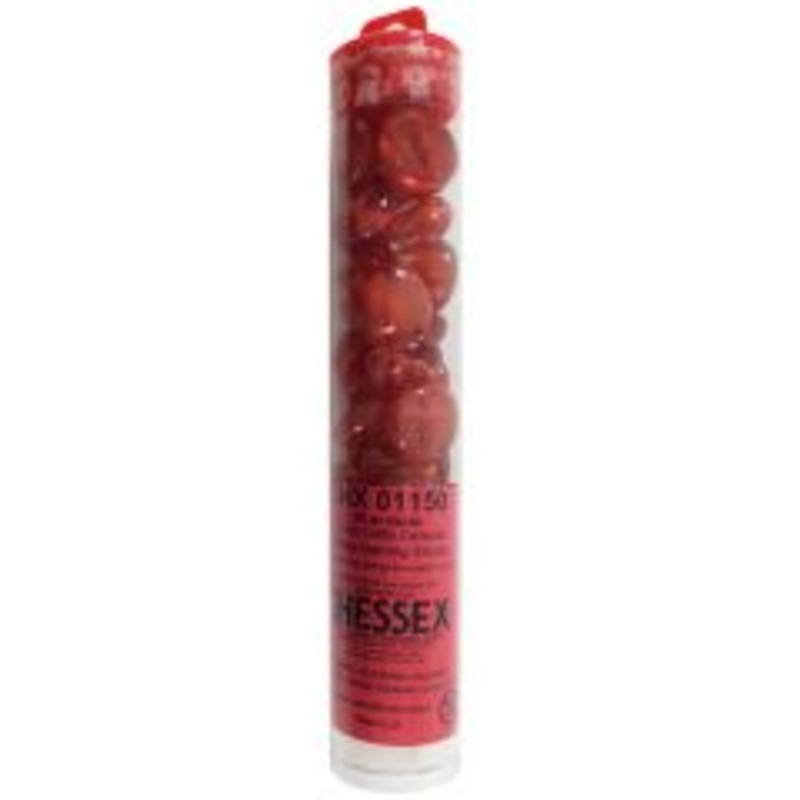 Chessex Terracotta Catseye Glass Stones in Tube (01150)