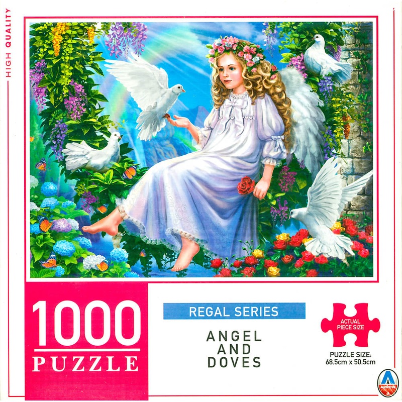 Arrow Puzzles – Regal Series – Angel and Doves – 1000 Pieces