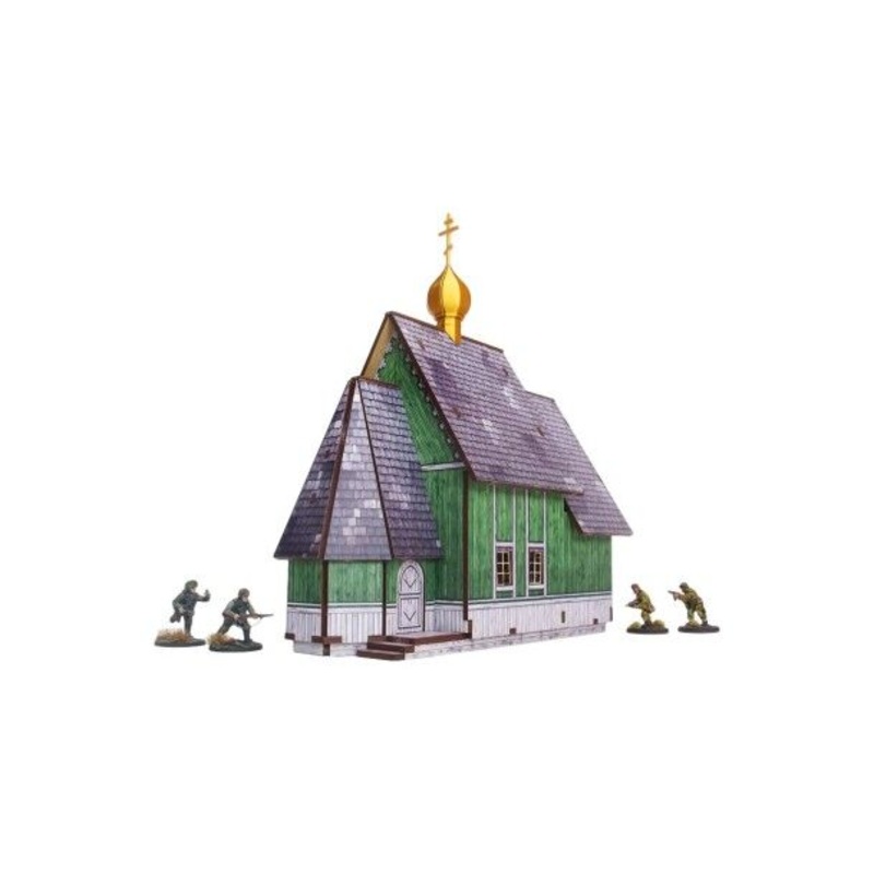 WW2 Ostfront Village Tserkov (28mm Pre-Painted Terrain) | Tabletop Scenery | Milsims