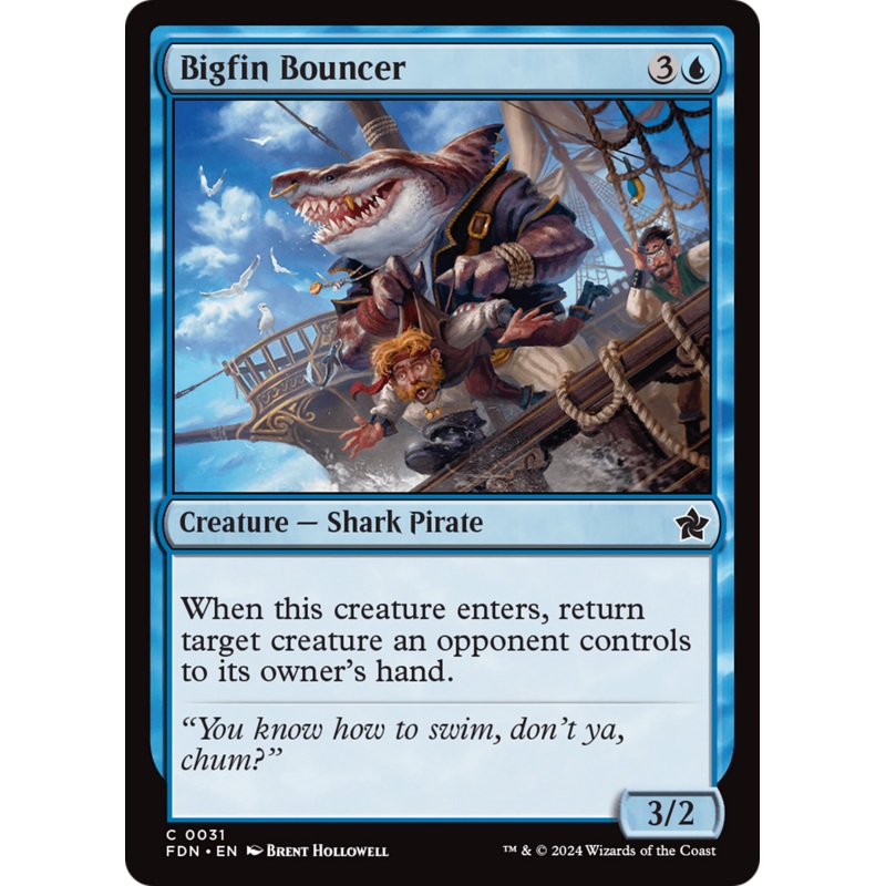 Bigfin Bouncer (FDN-031) – Foundations Foil [Common]