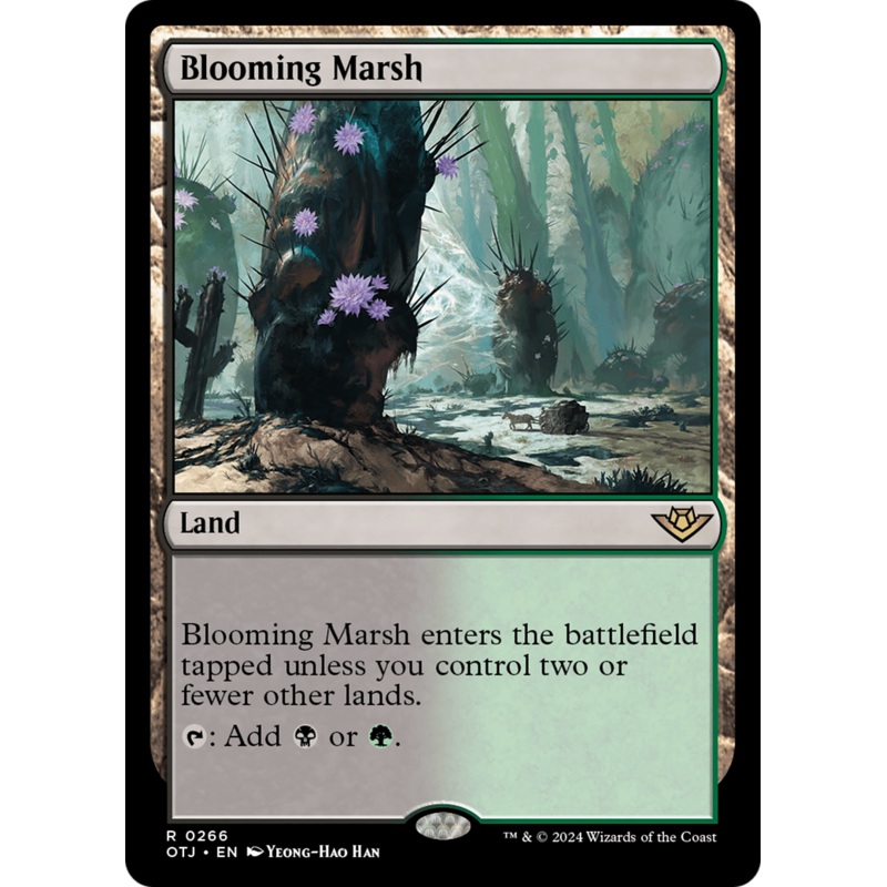 Blooming Marsh (OTJ-266) – Outlaws of Thunder Junction Foil [Rare]