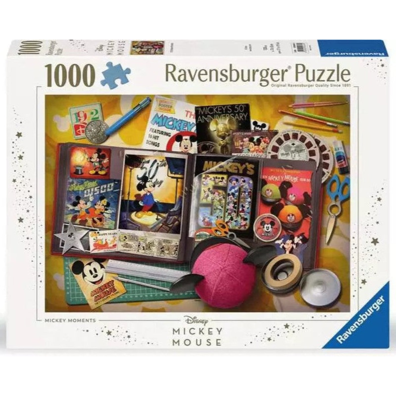 Mickey’s Collector Edition (1970s) 1000 Piece Jigsaw Puzzle by Ravensburger